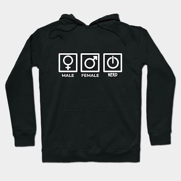 Nerd By Blood Hoodie by Cooldruck